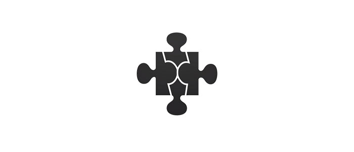 Puzzle-Icon als Symbol für die Integration von Marketing-Strategien