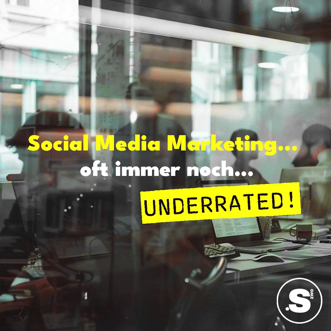 Social Media Marketing – oft immer noch unterschätzt, Bild mit Symbolen für digitale Interaktionen und Netzwerke